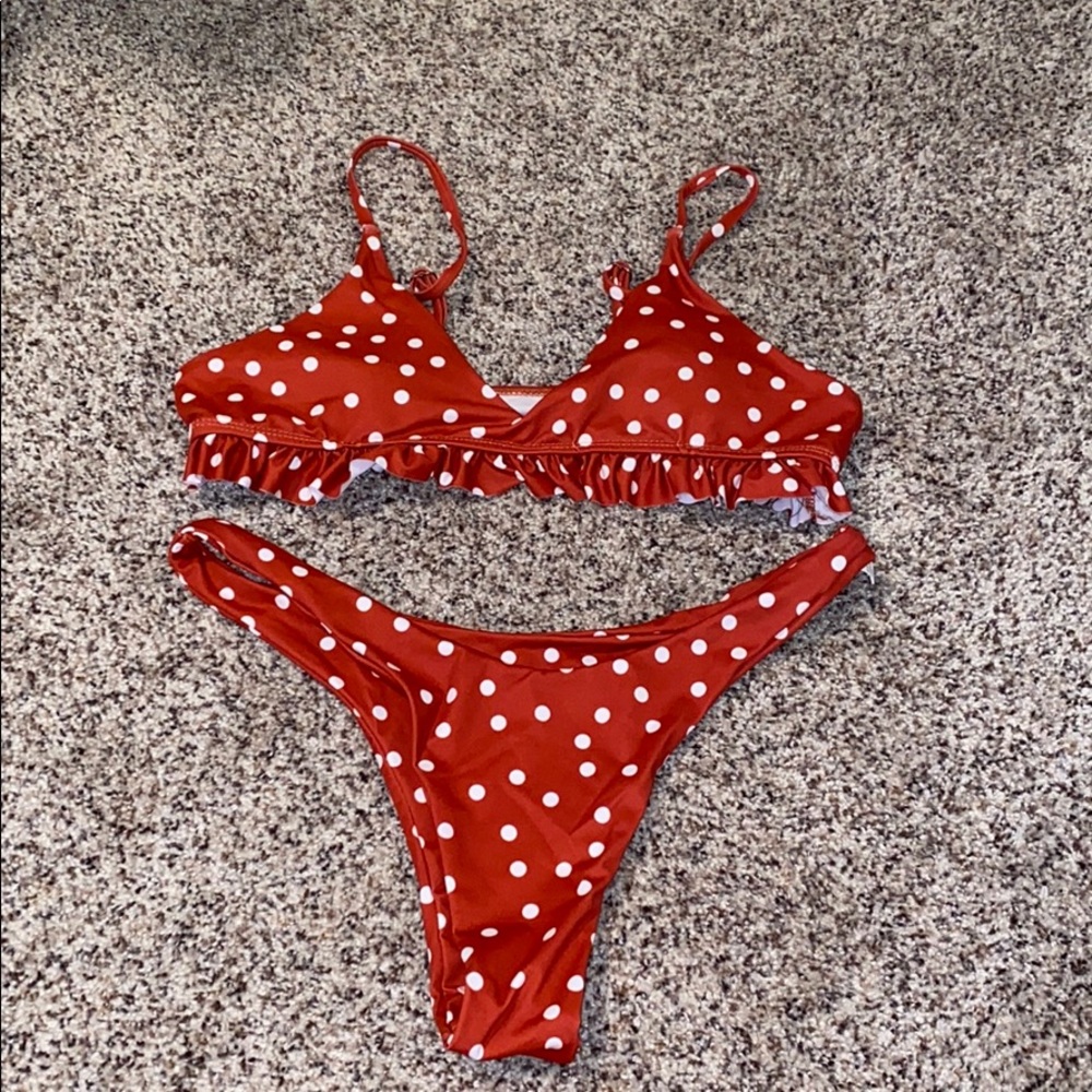 Zahara Burnt Orange Bikini Set